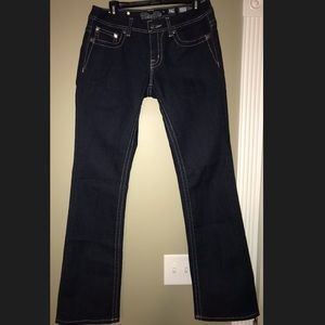 Miss Me sequined easy boot jeans- TALL